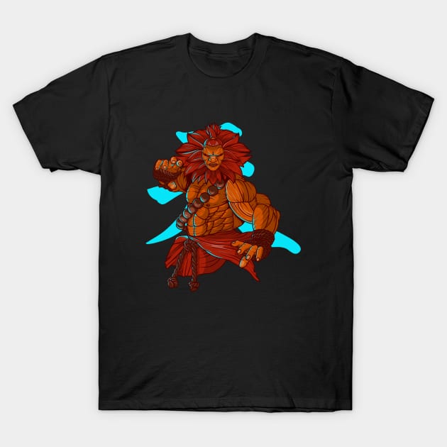 Akuma Street Fighter T-Shirt by santelmoclothing